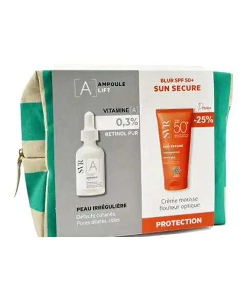 SVR Trousse Ampoule[A]+Sun Secure Blur -25% + TROUSSE