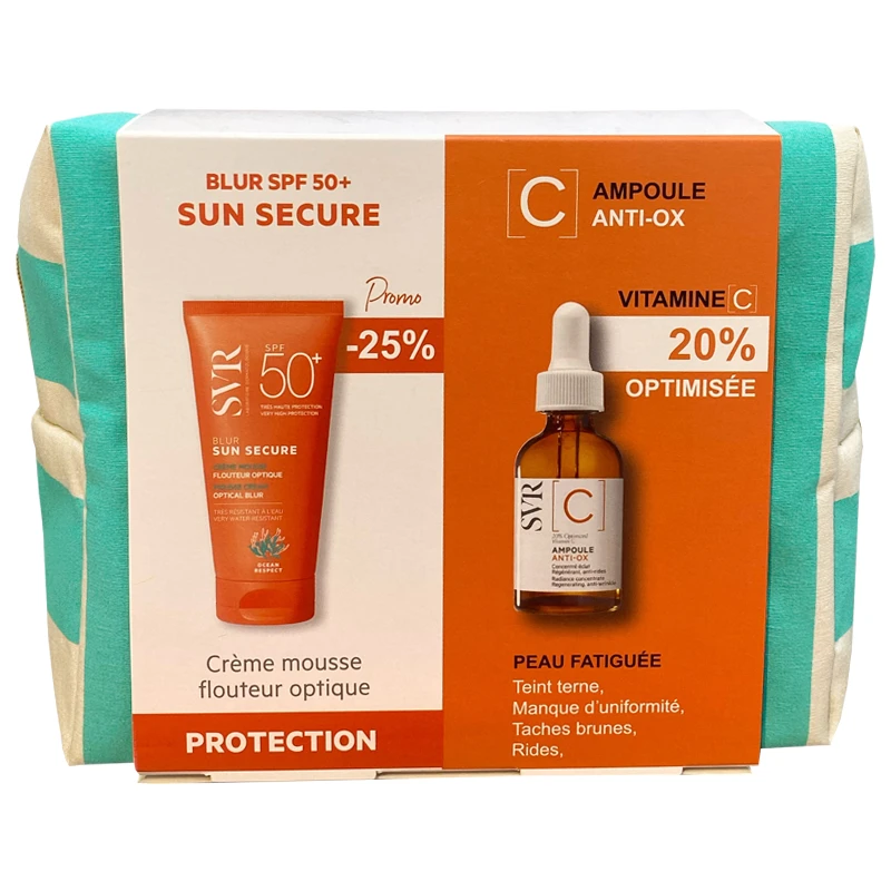 SVR Trousse Ampoule[C]+ Sun Secure Blur - 25% + TROUSSE