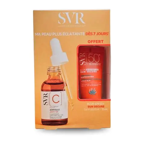 SVR COFFRET [C] AMPOULE ANTI-OX 30ML+SUN SECURE BLUR SPF50+ 15ML (OFFERT)