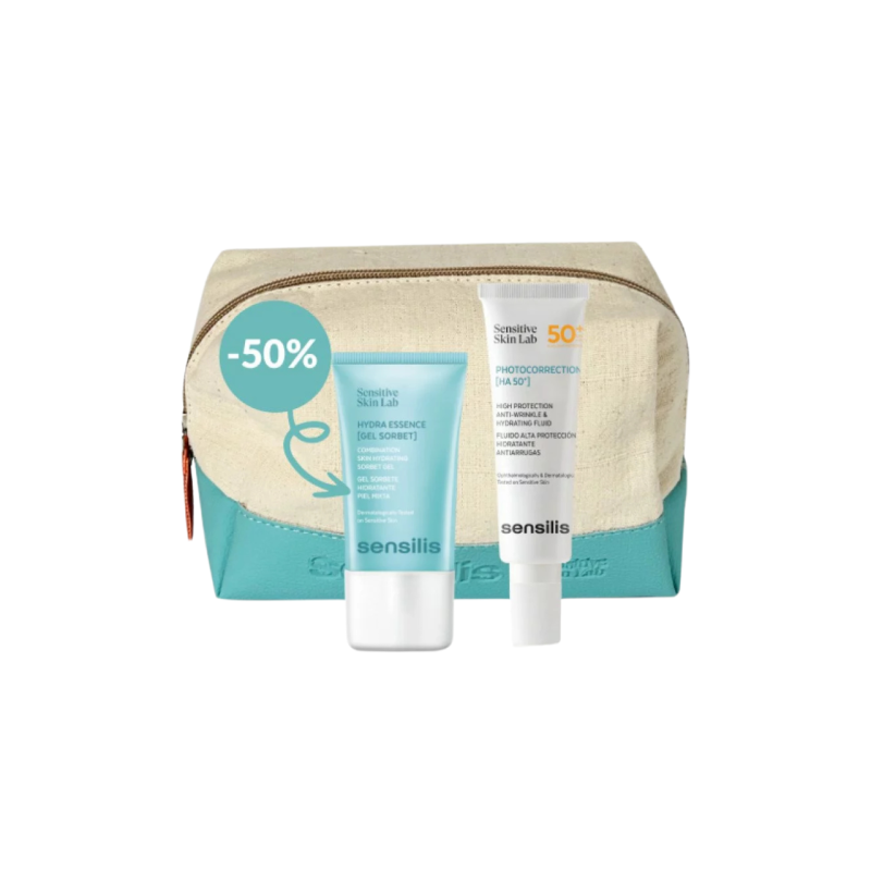 SENSILIS SKIN LAB TROUSSE PHOTOCORRECTION [HA50+] INVISIBLE 50ML+ HYDRA ESSENCE SORBET GEL 40ML(-50%)