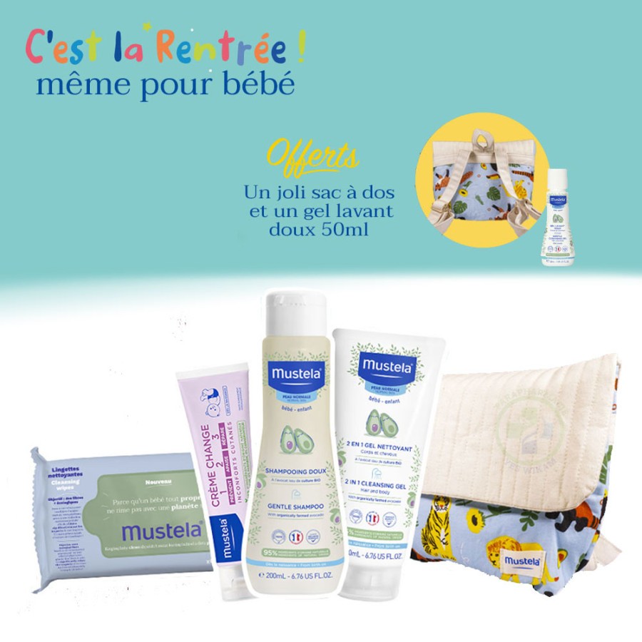 MUSTELA TROUSSEAU SAC A DOS BEBE