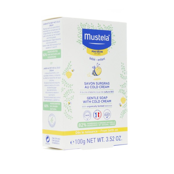 MUSTELA SAVON AU COLD CREAM NUTRI PROTECTEUR 100G