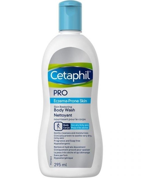 CETAPHIL RESTORADERM LOTION NETTOYANTE BODY  295 ML CETAPHIL PRO ECZEMA NETTOYANT BODY 295ML