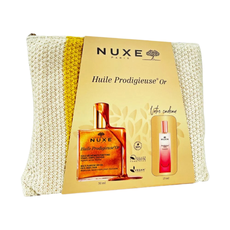NUXE TROUSSE HUILE PRODIGIEUSE OR 50ML+PRODIGIEUX FLORAL 15ML (OFFERT) REF 0049