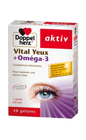 AKTIV VITAL YEUX+OMEGA 3 30 GELULES