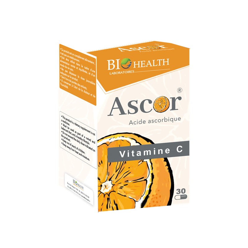 BIOHEALTH ASCOR VITAMINE C 30 GELULES