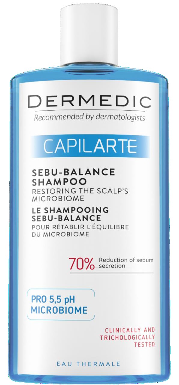 DERMEDIC CAPILARTE SHAMPOOING SEBU BALANCE CHEVEUX GRAS 300ML