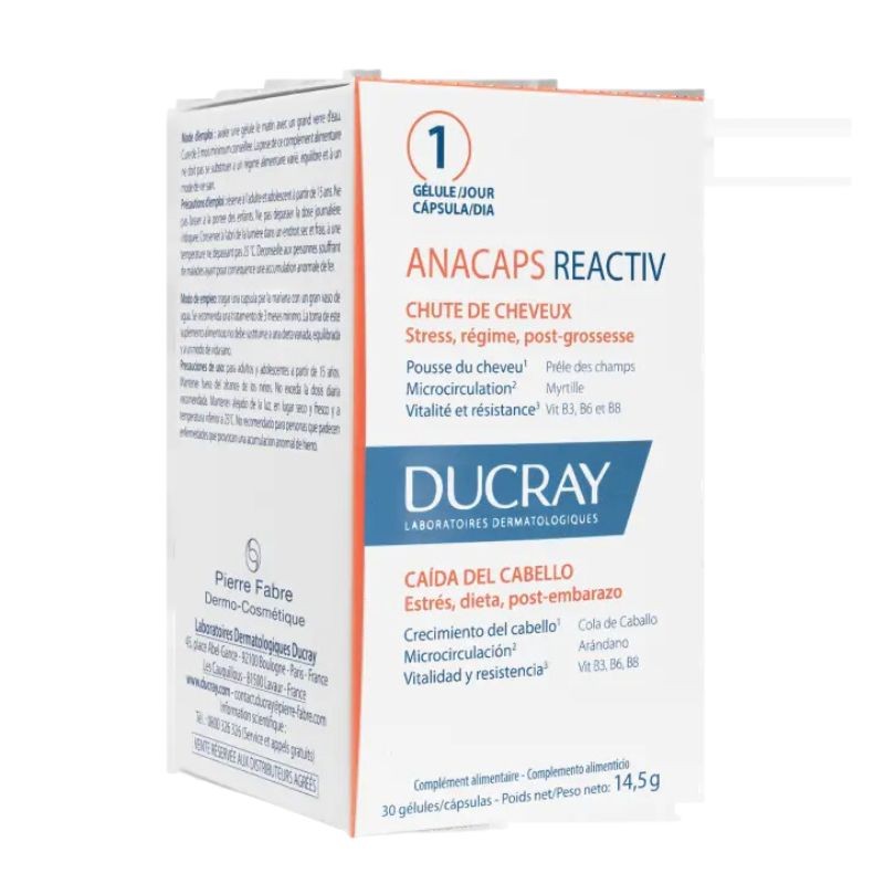 DUCRAY ANACAPS REACTIV 30 CAPSULES