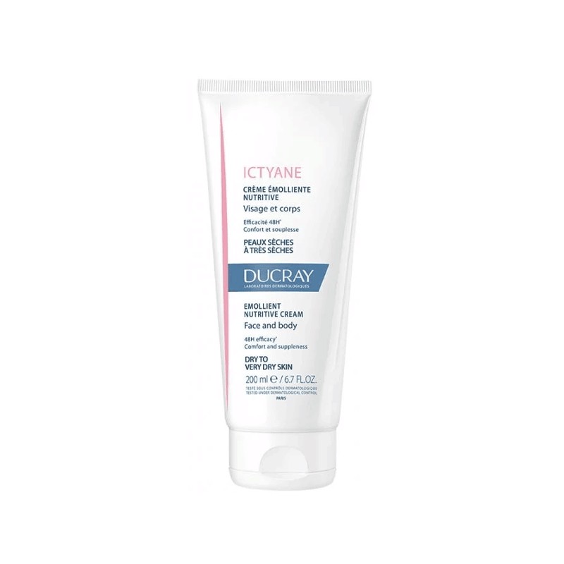 DUCRAY ICTYANE CREME EMOLLIENTE NUTRITIVE VISAGE ET CORPS 200ML