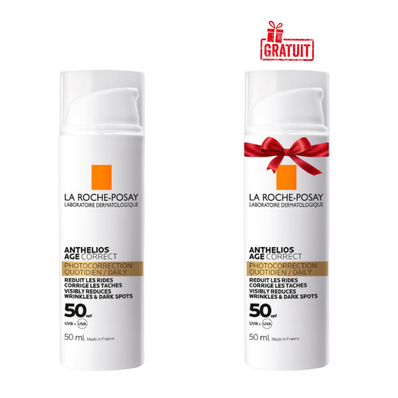 LA ROCHE POSAY ANTHELIOS AGE CORRECT SPF50 50ML+(LE 2 EME OFFERT)