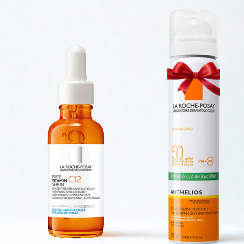 LA ROCHE POSAY PURE VITAMIN C12 SERUM 30ML+ ANTHELIOS BRUME VISAGE SPF50+ (OFFERT)