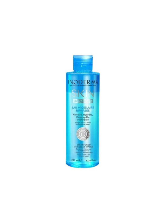 INODERMA EAU MICELLAIRE SKIN BOOSTER BIPHASEE 200 ML