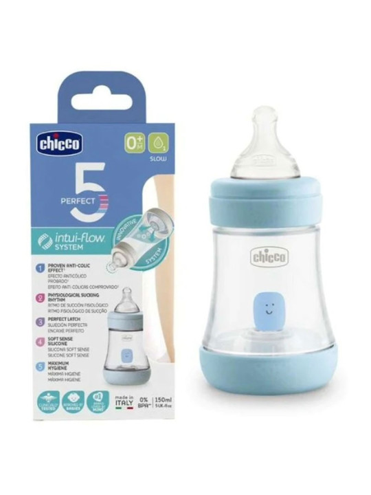 CHICCO BIB PLAS PERFECT5 150ML BOY / 20211200040