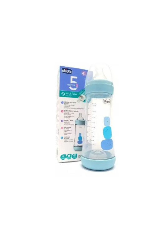 CHICCO BIB PLAS PERFECT5 300ML BOY / 20235200040