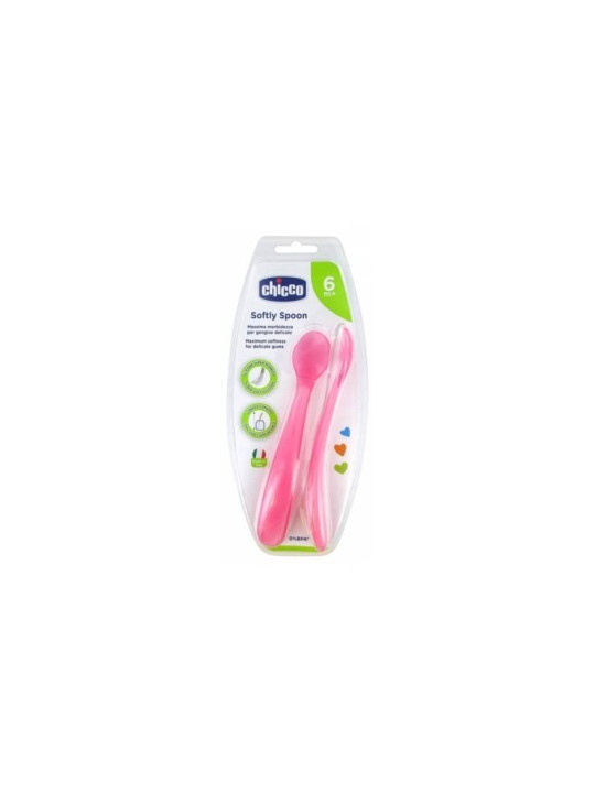 CHICCO CUILLERE SILICONE FILLE 6M+ /REF:682811
