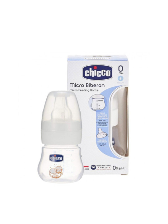 CHICCO MINI BIBERON EN PLASTIQUE 60 ML REF.707013