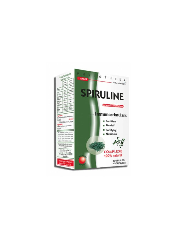 PHYTOTHERA Spiruline - 60 Gelules