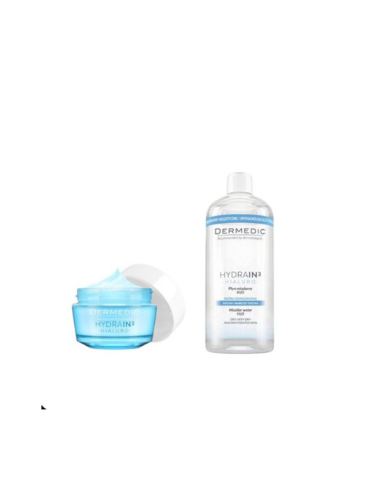 DERMEDIC HYDRAIN3 CREME HYDRATANT+EAU MICELLAIRE 500ML -50%