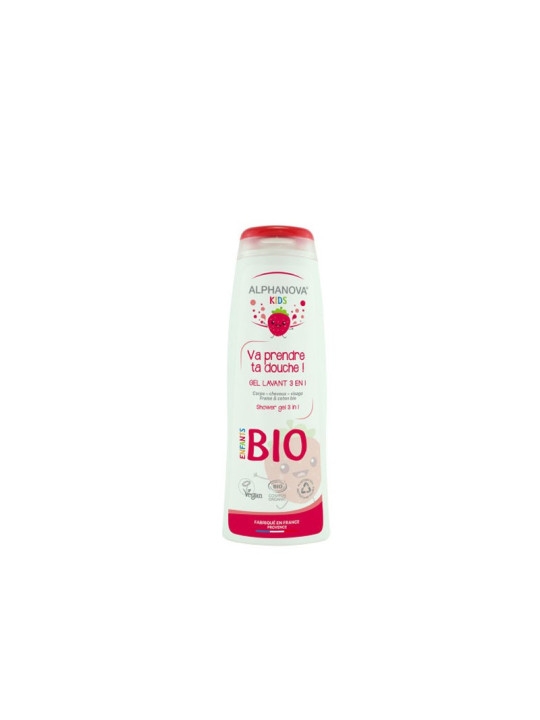 ALPHANOVA GEL LAVANT 3EN1 FRAISE 250GR