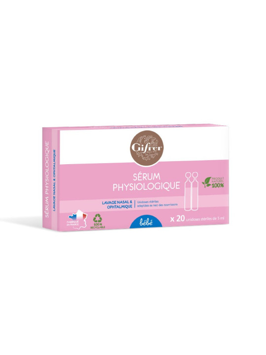 GIFRER PHISYOLOGICA ISOTONIQUE BOITES 20 UNIDOSES