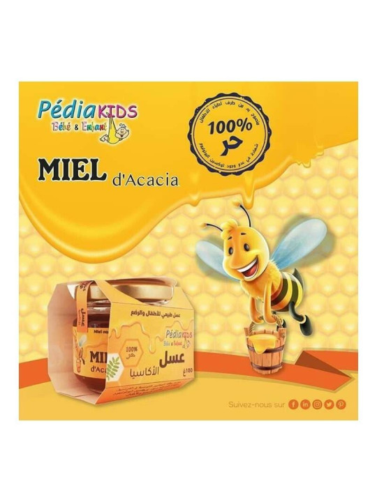 PEDIAKIDS MIEL ACACIA POT DE 100GR