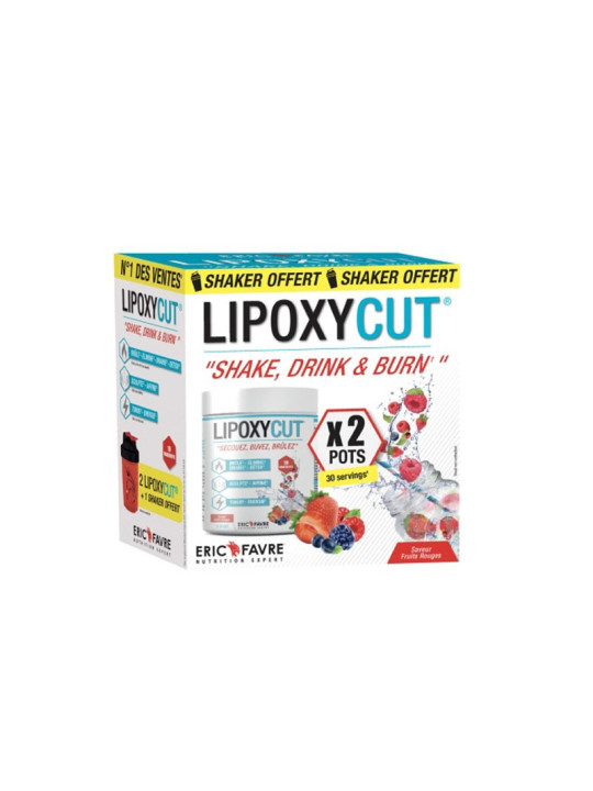 LIPOXY-CUT ERIC FAVRE (LOT DE 2 SHAKER 120 GR)