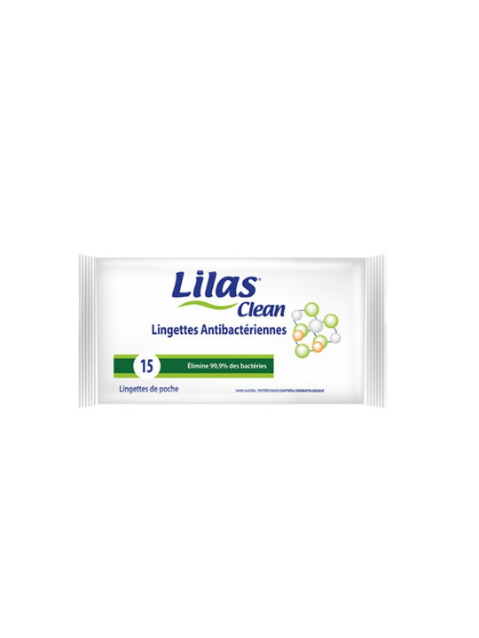 LILAS LINGETTES ANT-BACTIRIENS BOITE DE 15