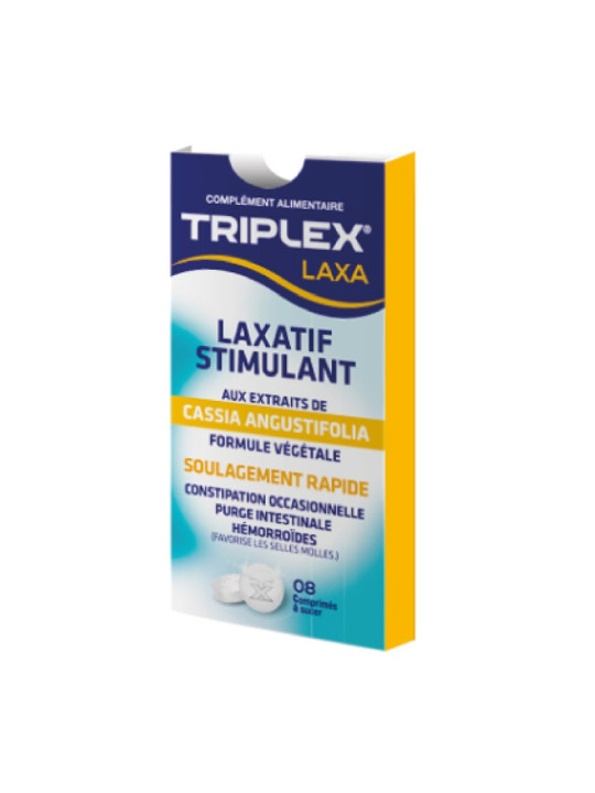 TRIPLEX laxatif stimulant 8 comprimes