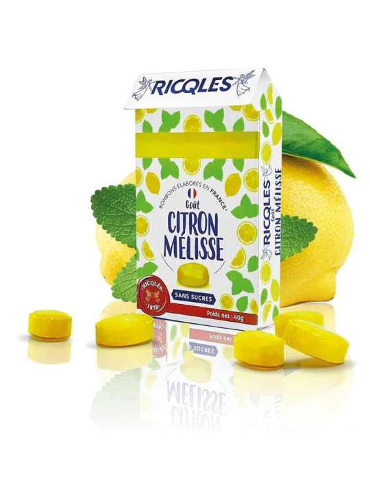 BONBONS GOÜT CITRON MELISSE SANS SUCRE