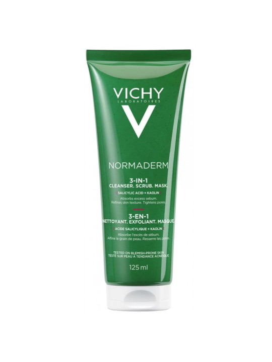 VICHY NORMADERM 3EN1 EXFOLIANT NETTOYANT MASQUE 125ML
