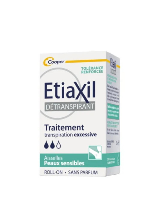 ETIAXIL DETRANSPIRANT VERT Peaux sensibles ROLL-ON 15ML