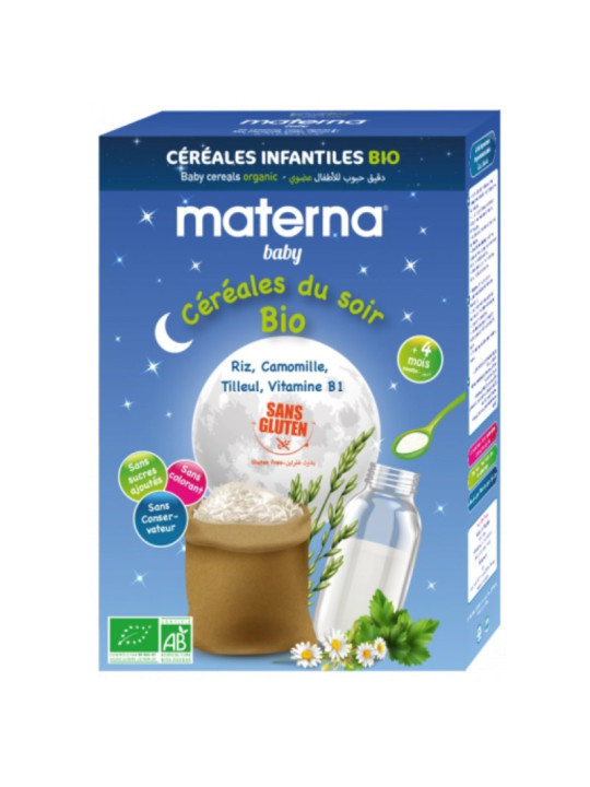 MATERNA CEREALES DU SOIR BIO 200GR