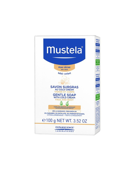 MUSTELA SAVON AU COLD-CREAM NUTRI-PROTECTEUR 100G