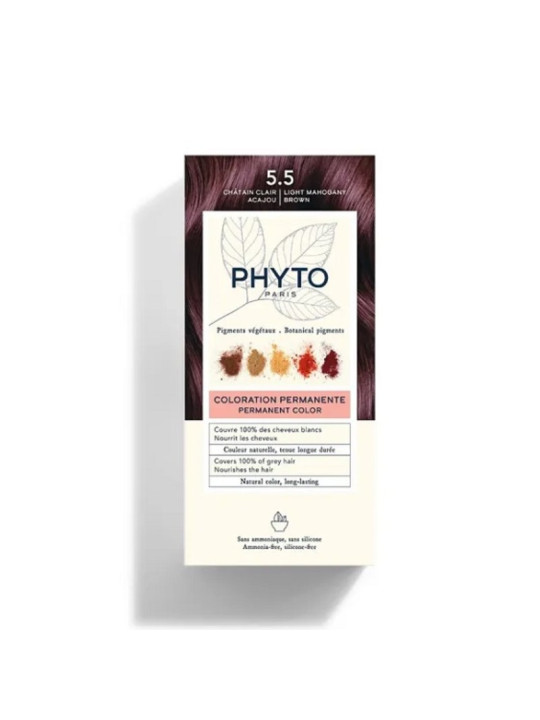 PHYTO COLOR 5.5 CHATIN CLAIR ACAJOU