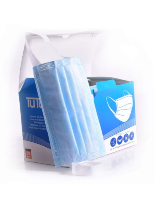 MASQUE CHIRURGICAL BLEU TUTUM BT/10