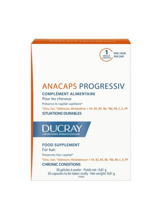 Ducray Anacaps Progressiv 30 gélules