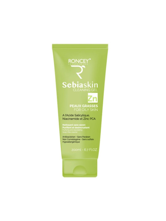 RONCEY SEBIASKIN GEL NETTOYANT POUR PEAU GRASSE 200ML