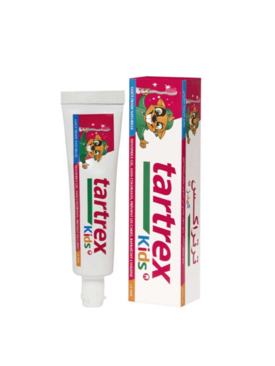 TARTREX KIDS DENTIFRICE GEL ENFANTS FRAISE + 2 ANS 50 ML