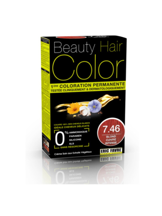 BEAUTY HAIR COLOR BLOND CUIVRE INTENSE 7.46