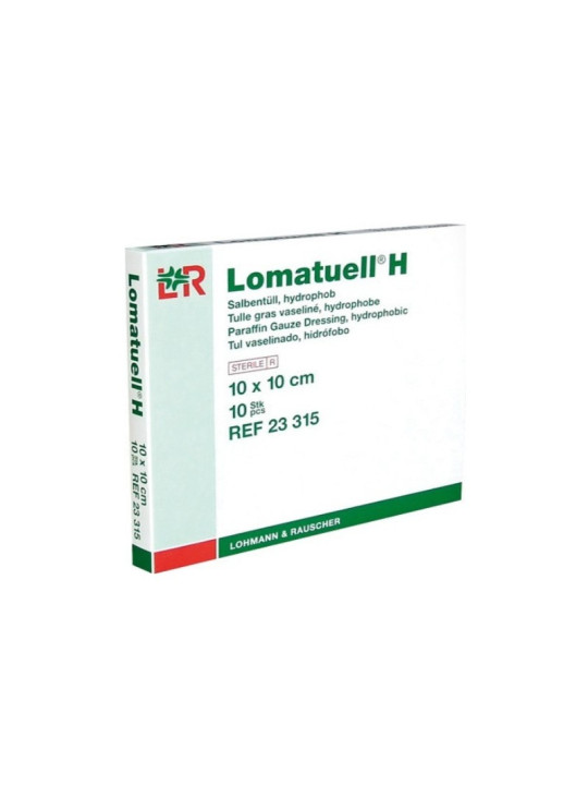 LUMATUELL H TULLE GRAS VASELINE 10x10 BT 10/ REF:23315