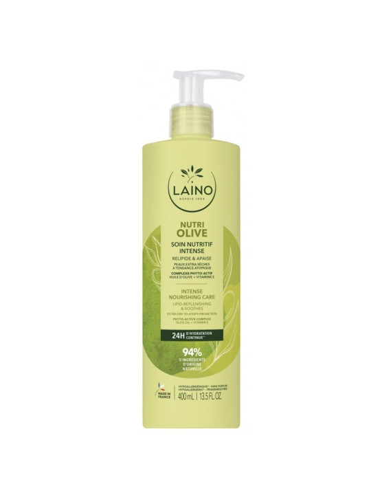 LAINO LAIT NUTRITIF INTENSE EXTRAIT D'OLIVE ET VITAMINE E 400ML