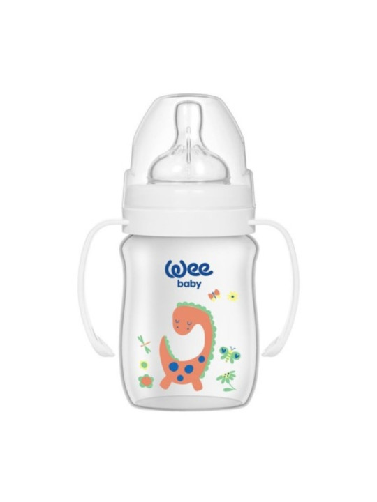 WEE BABY BIBERON COL LARGE PP AVEC POINGEE 0-6M 150 ML  REF.137