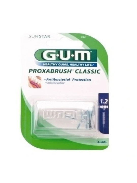 GUM brossettes 512 extra fine cylind b/8