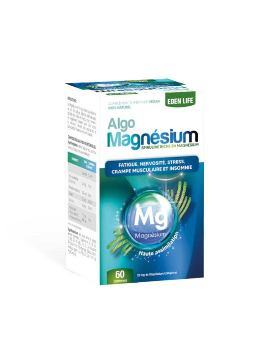 Eden Life Algo ALGOMAGNESIUM BT/60 comprimés