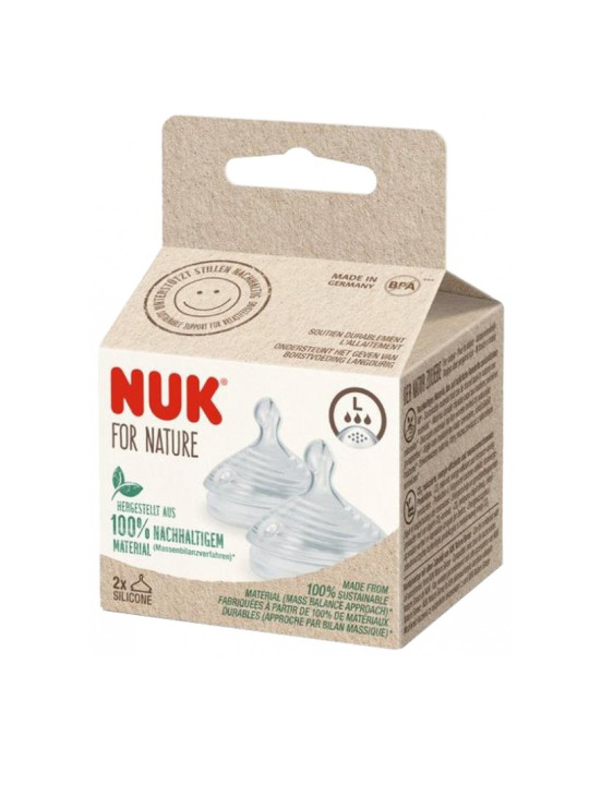 NUK Tétines  NATURE SENSE "L" FOR NATURE 10124027