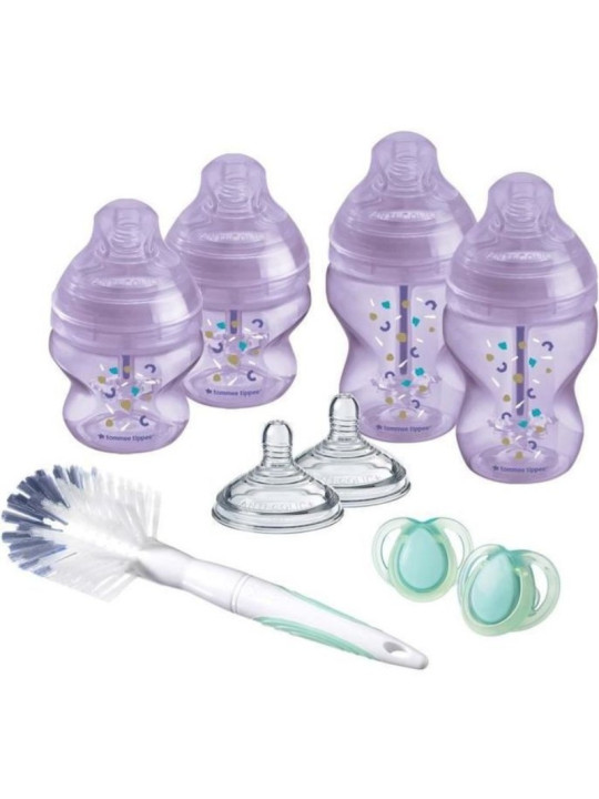 TOMMEE TIPPEE  Advanced Anti-colique Kit Naissance violet REF/422750