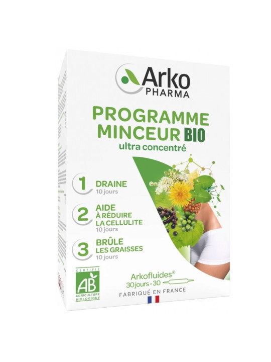 ARKOPHARMA PROGRAMME MINCEUR BIO 30 AMPOULES