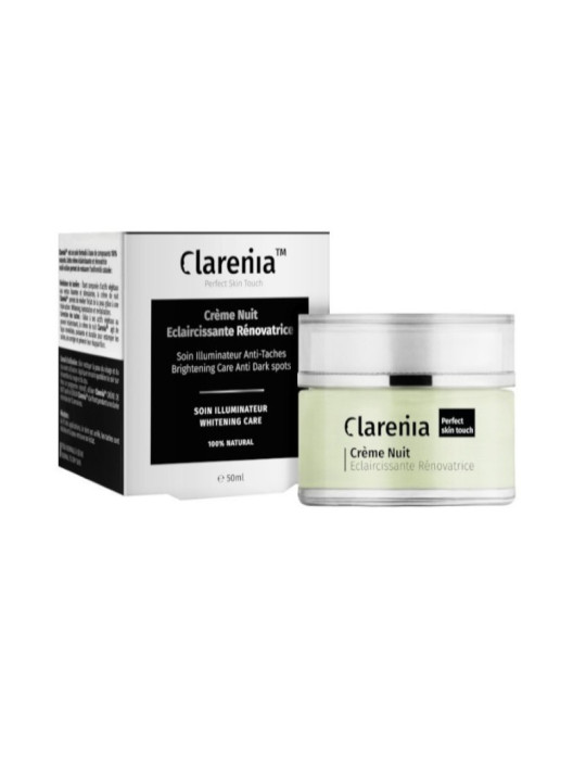CLARENIA Crème  DE NUIT ECLAIRCISSANTE PG 50ML